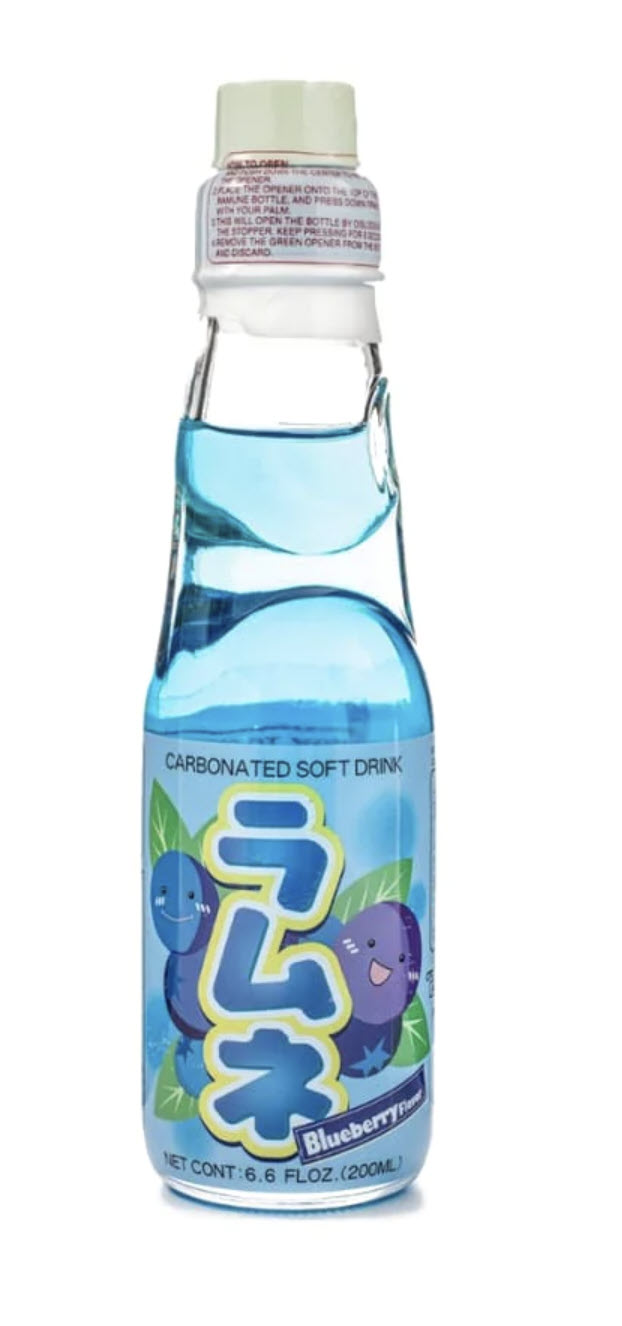 Hata Ramune Blueberry 200ml - Kim' Kitchen